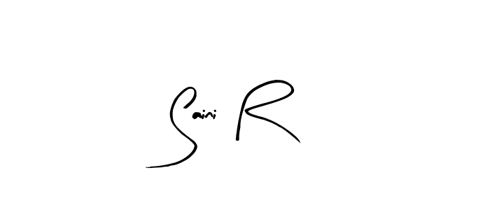 Here are the top 10 professional signature styles for the name Saini R. These are the best autograph styles you can use for your name. Saini R signature style 8 images and pictures png