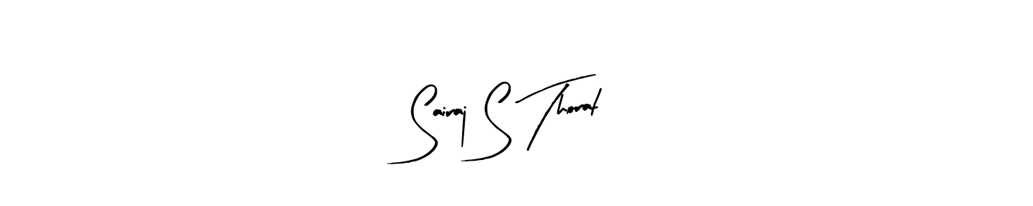 You can use this online signature creator to create a handwritten signature for the name Sairaj S Thorat. This is the best online autograph maker. Sairaj S Thorat signature style 8 images and pictures png