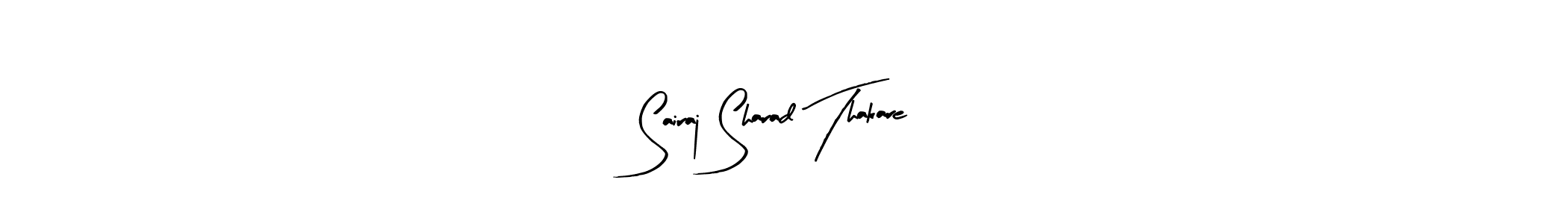 Also we have Sairaj Sharad Thakare name is the best signature style. Create professional handwritten signature collection using Arty Signature autograph style. Sairaj Sharad Thakare signature style 8 images and pictures png