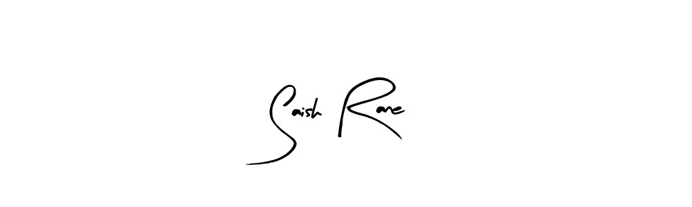 Use a signature maker to create a handwritten signature online. With this signature software, you can design (Arty Signature) your own signature for name Saish Rane. Saish Rane signature style 8 images and pictures png
