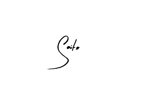 How to make Saito name signature. Use Arty Signature style for creating short signs online. This is the latest handwritten sign. Saito signature style 8 images and pictures png