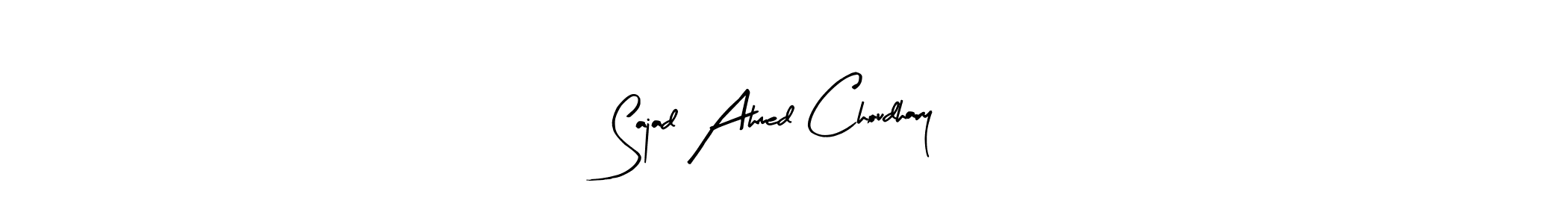Make a beautiful signature design for name Sajad Ahmed Choudhary. Use this online signature maker to create a handwritten signature for free. Sajad Ahmed Choudhary signature style 8 images and pictures png