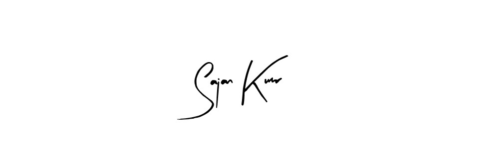 if you are searching for the best signature style for your name Sajan Kumr. so please give up your signature search. here we have designed multiple signature styles  using Arty Signature. Sajan Kumr signature style 8 images and pictures png