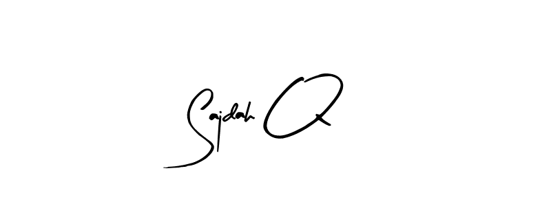 Best and Professional Signature Style for Sajdah Q. Arty Signature Best Signature Style Collection. Sajdah Q signature style 8 images and pictures png