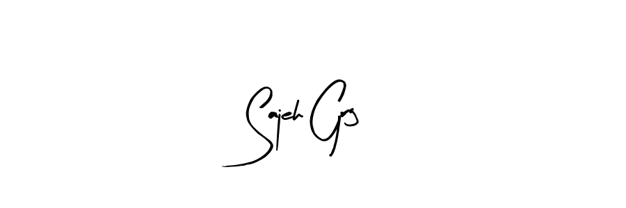 Make a beautiful signature design for name Sajeh Grg. With this signature (Arty Signature) style, you can create a handwritten signature for free. Sajeh Grg signature style 8 images and pictures png