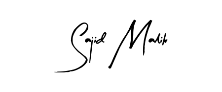 Discover how Sajid Malik looks in an executive cursive font (Arty Signature). Perfect for legal documents, invoices, and certificates. Sajid Malik signature style 8 images and pictures png
