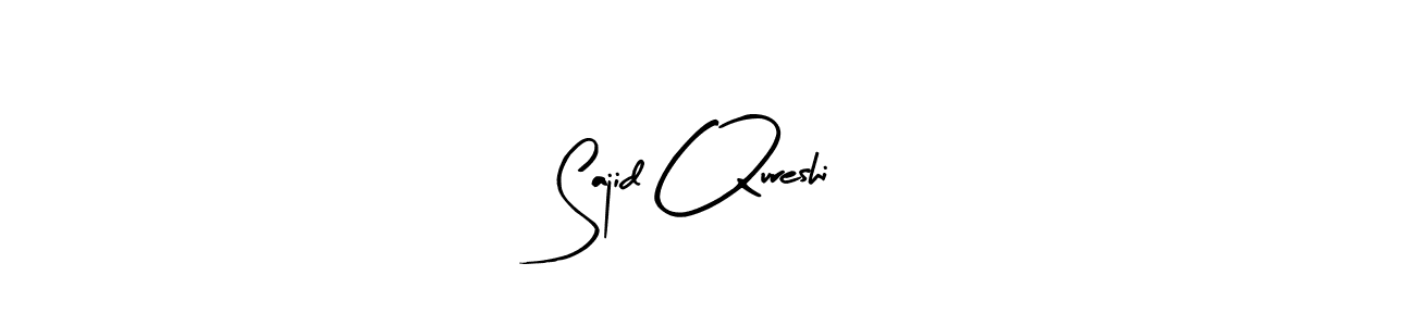 Similarly Arty Signature is the best handwritten signature design. Signature creator online .You can use it as an online autograph creator for name Sajid Qureshi. Sajid Qureshi signature style 8 images and pictures png