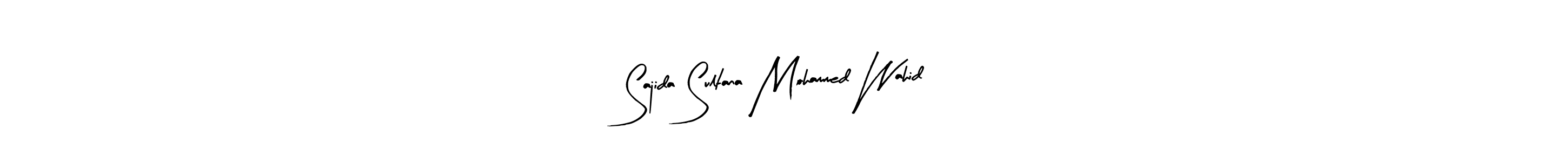 How to Draw Sajida Sultana Mohammed Wahid signature style? Arty Signature is a latest design signature styles for name Sajida Sultana Mohammed Wahid. Sajida Sultana Mohammed Wahid signature style 8 images and pictures png