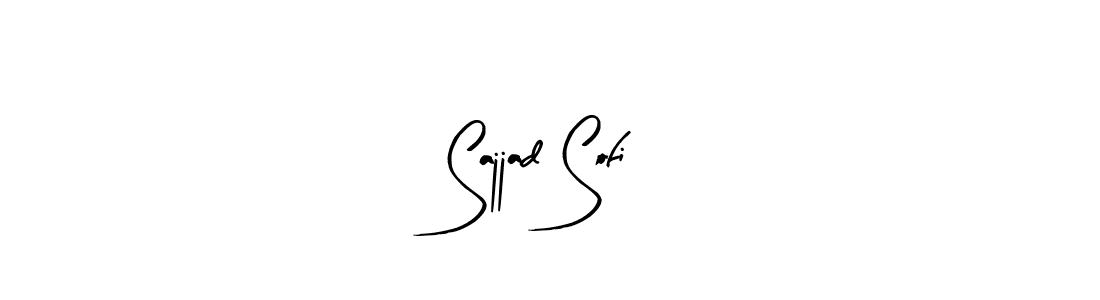 Similarly Arty Signature is the best handwritten signature design. Signature creator online .You can use it as an online autograph creator for name Sajjad Sofi. Sajjad Sofi signature style 8 images and pictures png