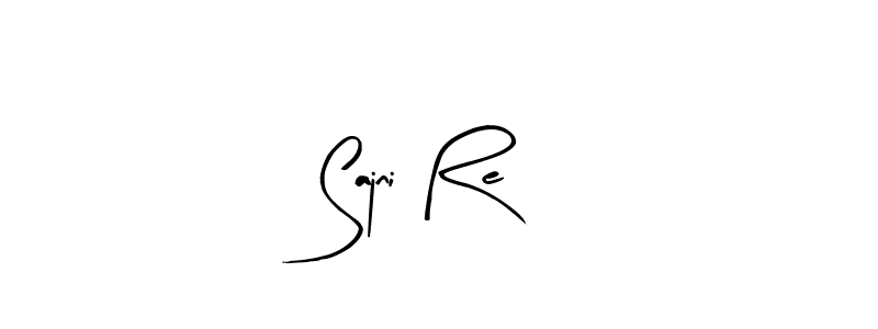 How to make Sajni Re name signature. Use Arty Signature style for creating short signs online. This is the latest handwritten sign. Sajni Re signature style 8 images and pictures png