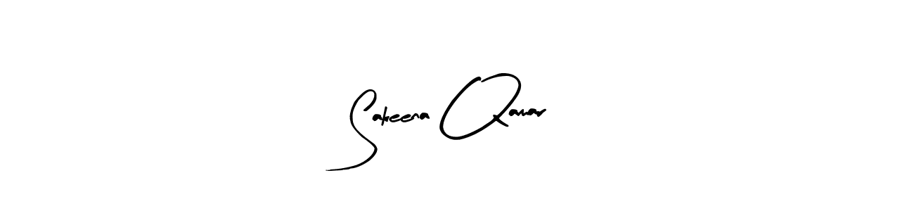 You can use this online signature creator to create a handwritten signature for the name Sakeena Qamar. This is the best online autograph maker. Sakeena Qamar signature style 8 images and pictures png