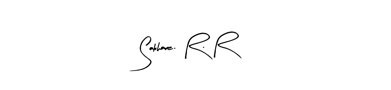 How to make Sakhare. R. R name signature. Use Arty Signature style for creating short signs online. This is the latest handwritten sign. Sakhare. R. R signature style 8 images and pictures png