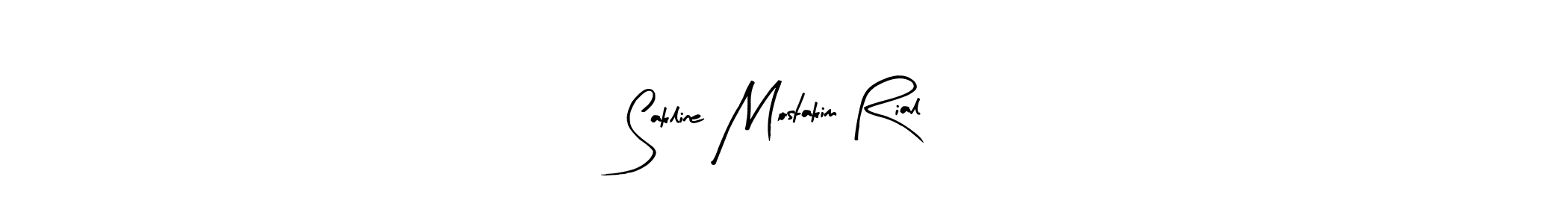 Similarly Arty Signature is the best handwritten signature design. Signature creator online .You can use it as an online autograph creator for name Sakline Mostakim Rial. Sakline Mostakim Rial signature style 8 images and pictures png