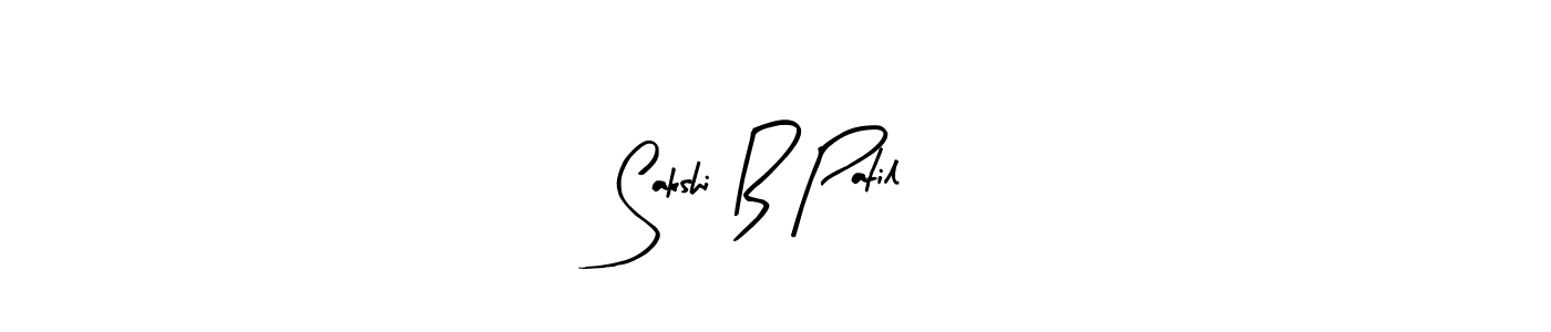 Sakshi B Patil stylish signature style. Best Handwritten Sign (Arty Signature) for my name. Handwritten Signature Collection Ideas for my name Sakshi B Patil. Sakshi B Patil signature style 8 images and pictures png