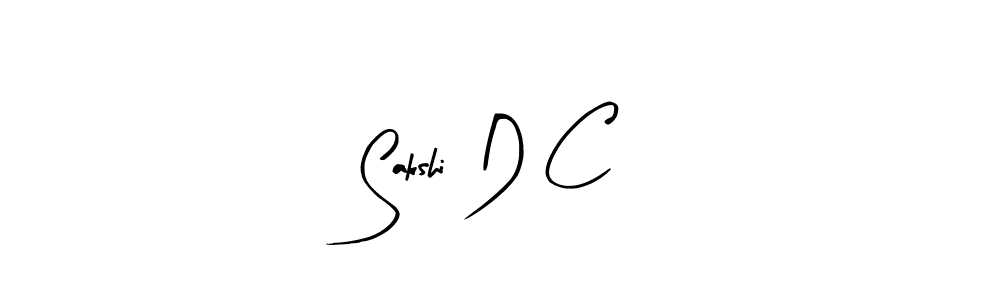 How to make Sakshi D C name signature. Use Arty Signature style for creating short signs online. This is the latest handwritten sign. Sakshi D C signature style 8 images and pictures png