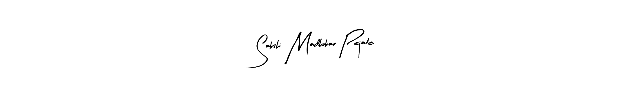 Similarly Arty Signature is the best handwritten signature design. Signature creator online .You can use it as an online autograph creator for name Sakshi Madhukar Pejale. Sakshi Madhukar Pejale signature style 8 images and pictures png