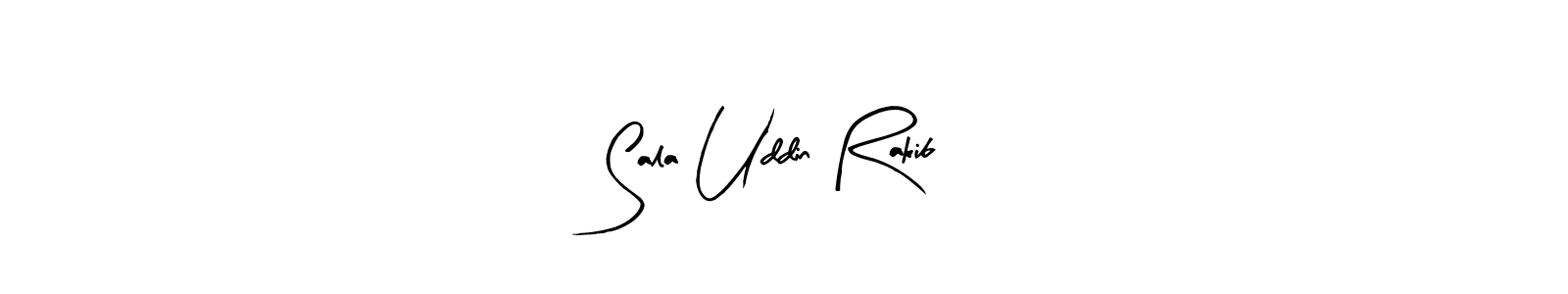 Similarly Arty Signature is the best handwritten signature design. Signature creator online .You can use it as an online autograph creator for name Sala Uddin Rakib. Sala Uddin Rakib signature style 8 images and pictures png