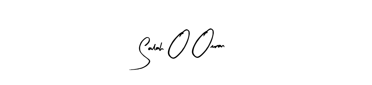 Design your own signature with our free online signature maker. With this signature software, you can create a handwritten (Arty Signature) signature for name Salah O Omran. Salah O Omran signature style 8 images and pictures png