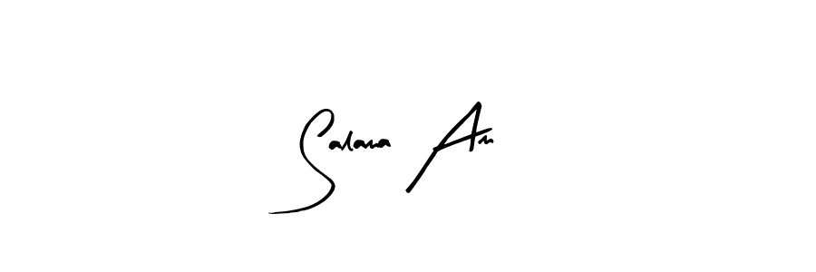 Create a beautiful signature design for name Salama Am. With this signature (Arty Signature) fonts, you can make a handwritten signature for free. Salama Am signature style 8 images and pictures png