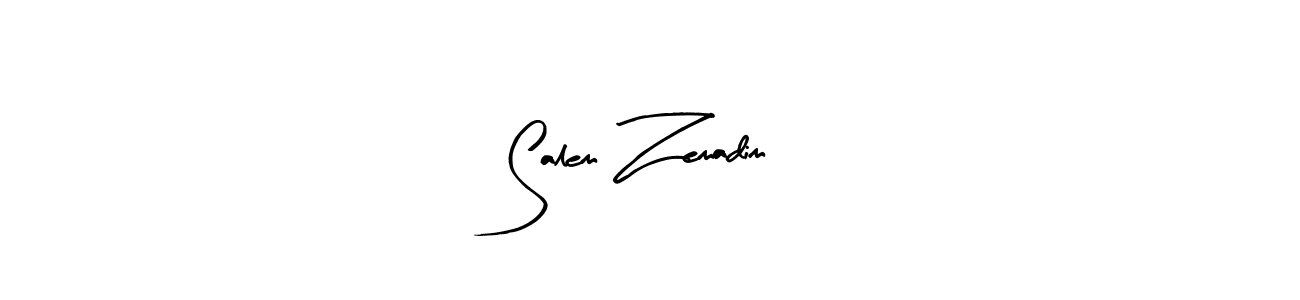 How to make Salem Zemadim name signature. Use Arty Signature style for creating short signs online. This is the latest handwritten sign. Salem Zemadim signature style 8 images and pictures png