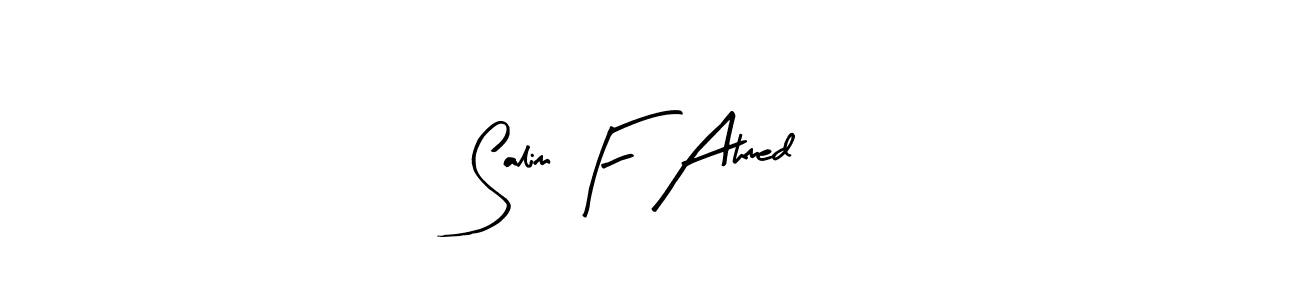 How to Draw Salim F Ahmed signature style? Arty Signature is a latest design signature styles for name Salim F Ahmed. Salim F Ahmed signature style 8 images and pictures png