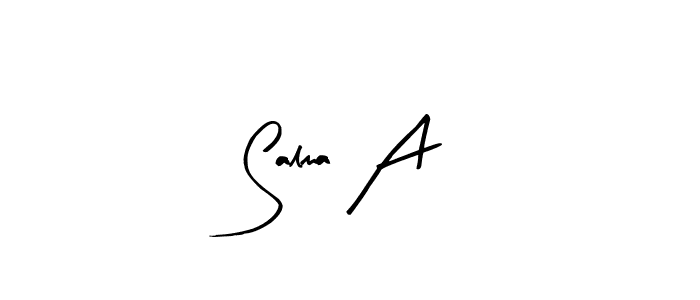 Also we have Salma A name is the best signature style. Create professional handwritten signature collection using Arty Signature autograph style. Salma A signature style 8 images and pictures png