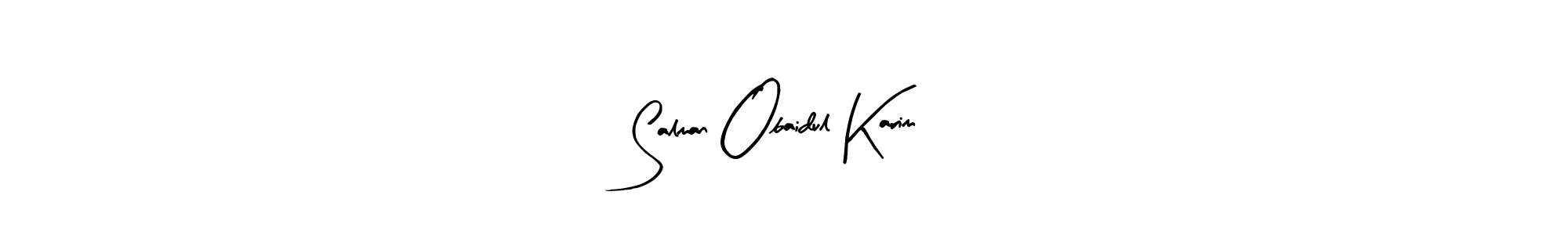 You can use this online signature creator to create a handwritten signature for the name Salman Obaidul Karim. This is the best online autograph maker. Salman Obaidul Karim signature style 8 images and pictures png