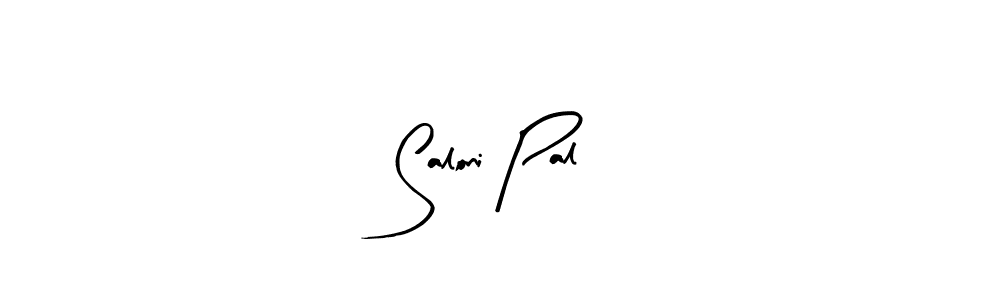 Make a beautiful signature design for name Saloni Pal. With this signature (Arty Signature) style, you can create a handwritten signature for free. Saloni Pal signature style 8 images and pictures png