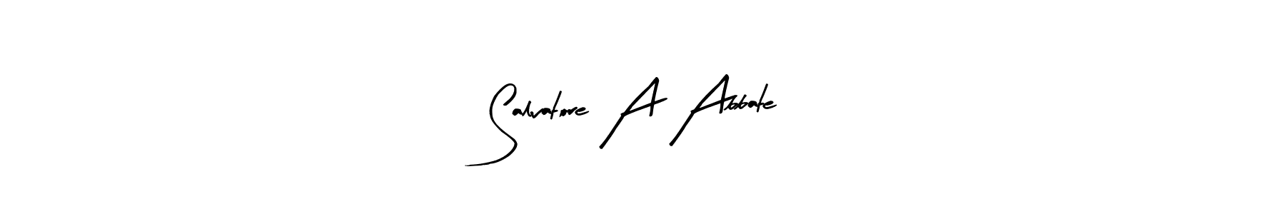 Make a beautiful signature design for name Salvatore A Abbate. With this signature (Arty Signature) style, you can create a handwritten signature for free. Salvatore A Abbate signature style 8 images and pictures png
