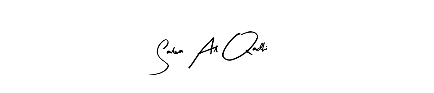 Salwa Al Qadhi stylish signature style. Best Handwritten Sign (Arty Signature) for my name. Handwritten Signature Collection Ideas for my name Salwa Al Qadhi. Salwa Al Qadhi signature style 8 images and pictures png