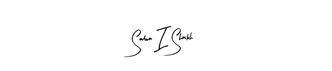 Once you've used our free online signature maker to create your best signature Arty Signature style, it's time to enjoy all of the benefits that Salwa I Shaikh name signing documents. Salwa I Shaikh signature style 8 images and pictures png