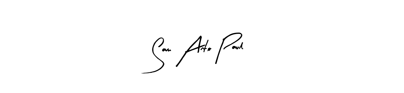 This is the best signature style for the Sam Anto Paul name. Also you like these signature font (Arty Signature). Mix name signature. Sam Anto Paul signature style 8 images and pictures png