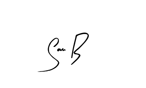 Make a beautiful signature design for name Sam B. With this signature (Arty Signature) style, you can create a handwritten signature for free. Sam B signature style 8 images and pictures png