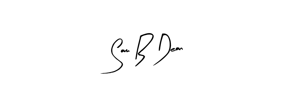 You should practise on your own different ways (Arty Signature) to write your name (Sam B Dean) in signature. don't let someone else do it for you. Sam B Dean signature style 8 images and pictures png