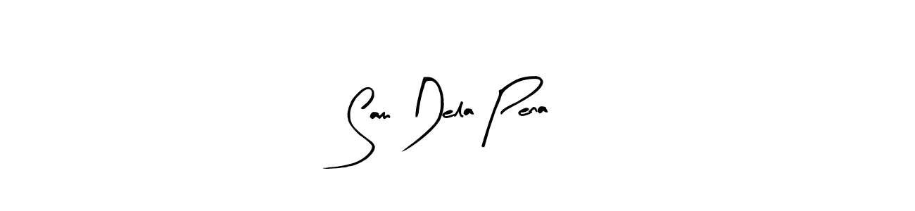You can use this online signature creator to create a handwritten signature for the name Sam Dela Pena. This is the best online autograph maker. Sam Dela Pena signature style 8 images and pictures png
