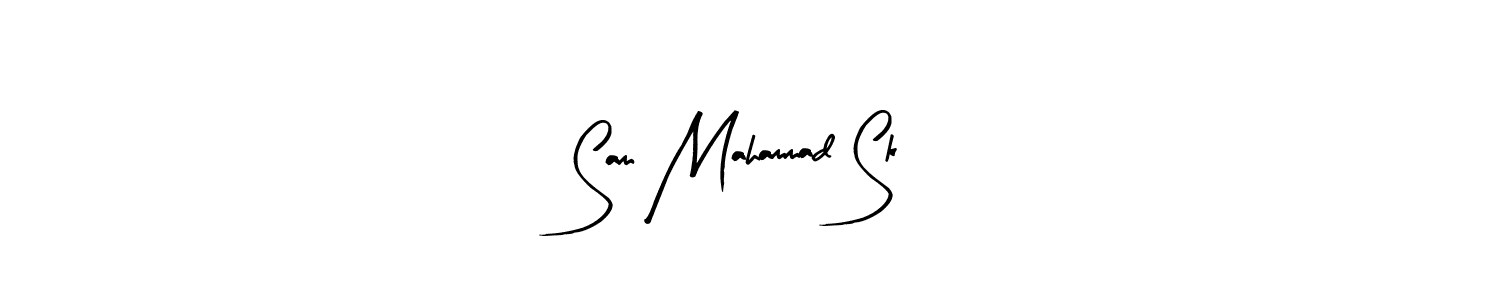 Make a beautiful signature design for name Sam Mahammad Sk. With this signature (Arty Signature) style, you can create a handwritten signature for free. Sam Mahammad Sk signature style 8 images and pictures png