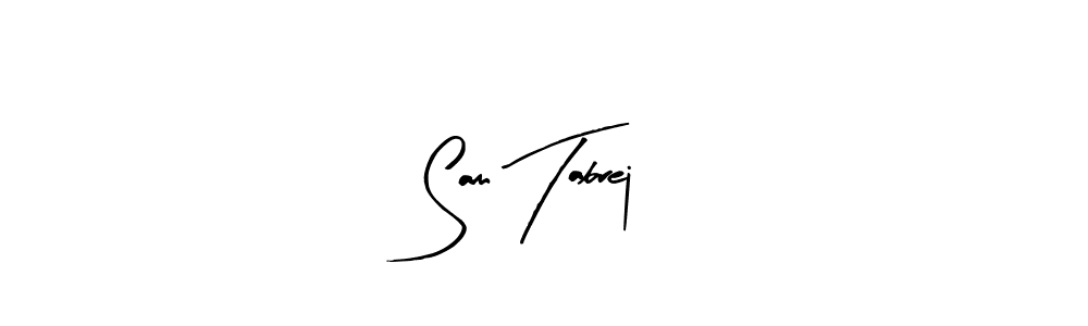 How to make Sam Tabrej name signature. Use Arty Signature style for creating short signs online. This is the latest handwritten sign. Sam Tabrej signature style 8 images and pictures png