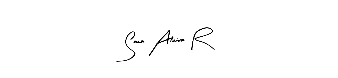 Also You can easily find your signature by using the search form. We will create Sama Almira R name handwritten signature images for you free of cost using Arty Signature sign style. Sama Almira R signature style 8 images and pictures png