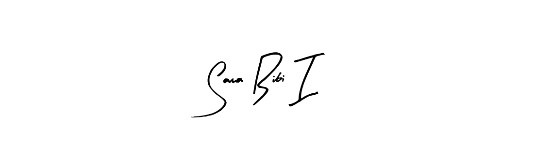 Create a beautiful signature design for name Sama Bibi I. With this signature (Arty Signature) fonts, you can make a handwritten signature for free. Sama Bibi I signature style 8 images and pictures png