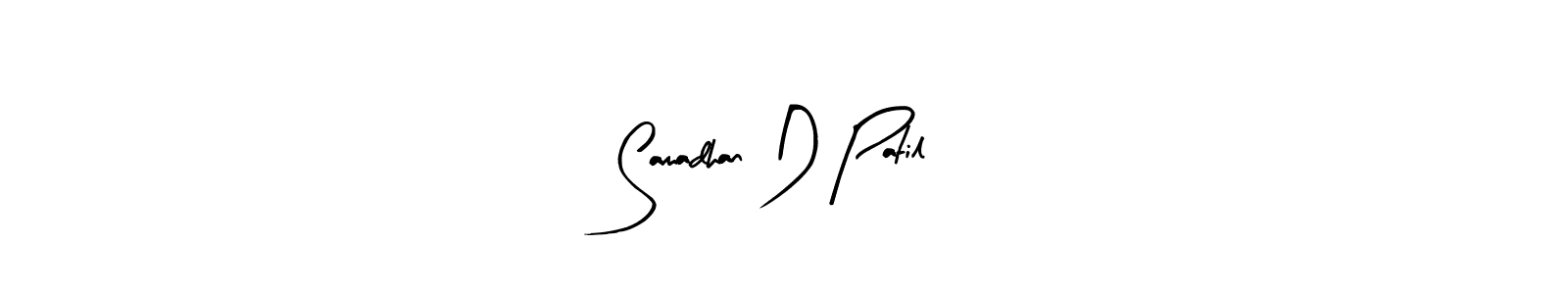 How to make Samadhan D Patil signature? Arty Signature is a professional autograph style. Create handwritten signature for Samadhan D Patil name. Samadhan D Patil signature style 8 images and pictures png