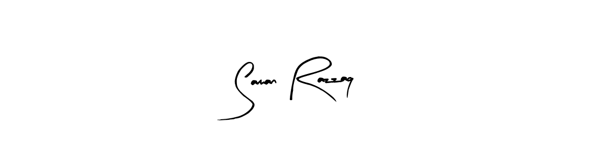 if you are searching for the best signature style for your name Saman Razzaq. so please give up your signature search. here we have designed multiple signature styles  using Arty Signature. Saman Razzaq signature style 8 images and pictures png