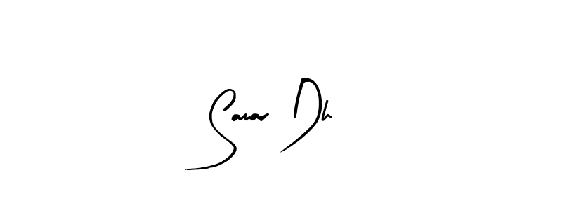 You can use this online signature creator to create a handwritten signature for the name Samar Dh. This is the best online autograph maker. Samar Dh signature style 8 images and pictures png