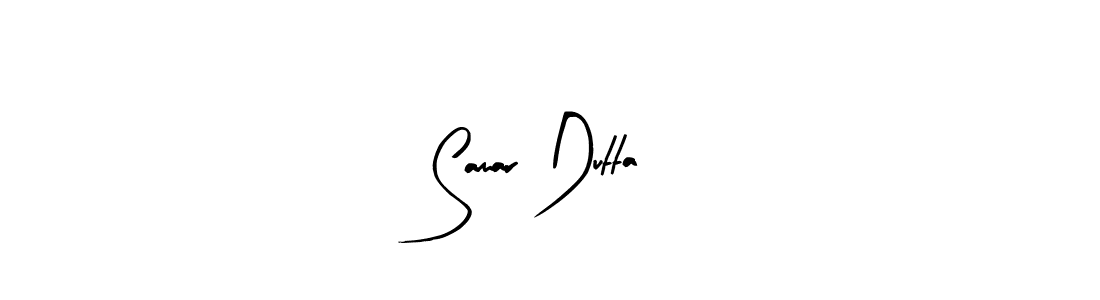 Also we have Samar Dutta name is the best signature style. Create professional handwritten signature collection using Arty Signature autograph style. Samar Dutta signature style 8 images and pictures png