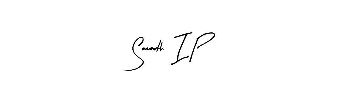 How to make Samarth  I P name signature. Use Arty Signature style for creating short signs online. This is the latest handwritten sign. Samarth  I P signature style 8 images and pictures png