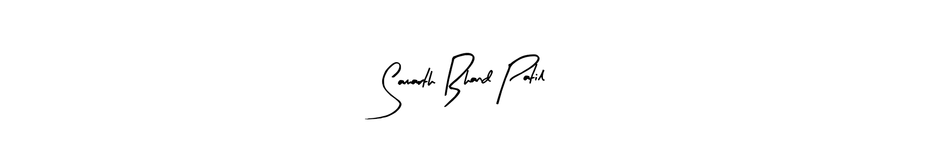 How to make Samarth Bhand Patil signature? Arty Signature is a professional autograph style. Create handwritten signature for Samarth Bhand Patil name. Samarth Bhand Patil signature style 8 images and pictures png