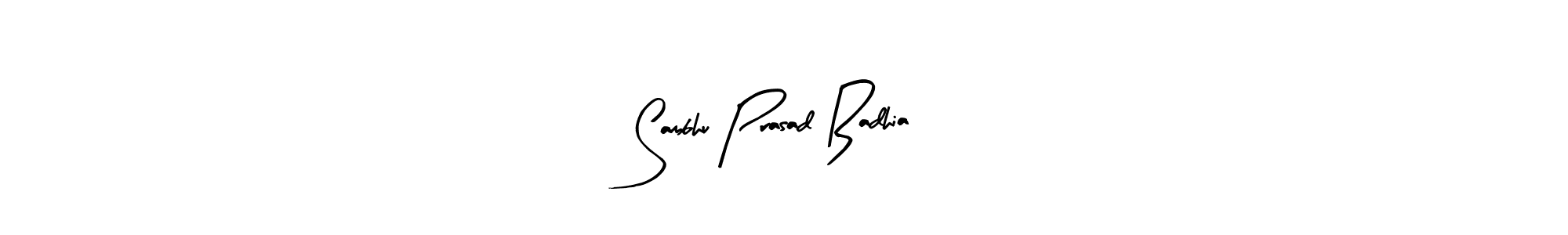 Make a short Sambhu Prasad Badhia signature style. Manage your documents anywhere anytime using Arty Signature. Create and add eSignatures, submit forms, share and send files easily. Sambhu Prasad Badhia signature style 8 images and pictures png