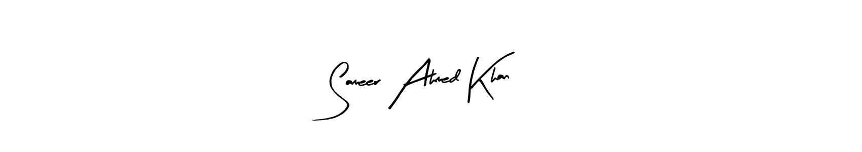 Also we have Sameer Ahmed Khan name is the best signature style. Create professional handwritten signature collection using Arty Signature autograph style. Sameer Ahmed Khan signature style 8 images and pictures png