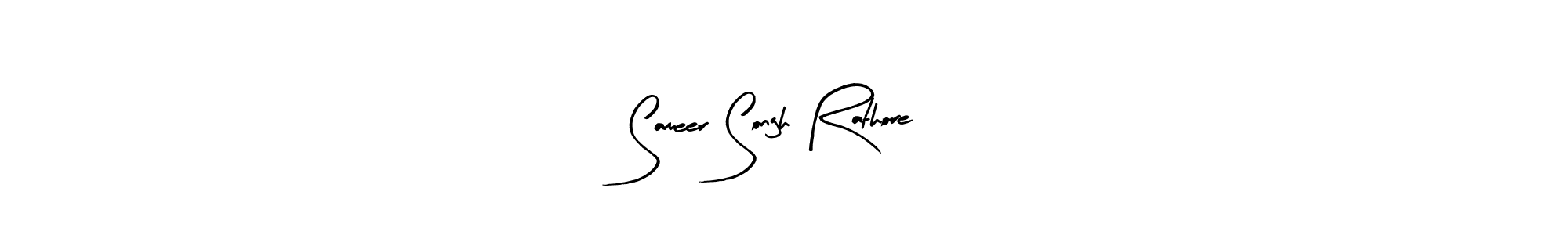 This is the best signature style for the Sameer Songh Rathore name. Also you like these signature font (Arty Signature). Mix name signature. Sameer Songh Rathore signature style 8 images and pictures png