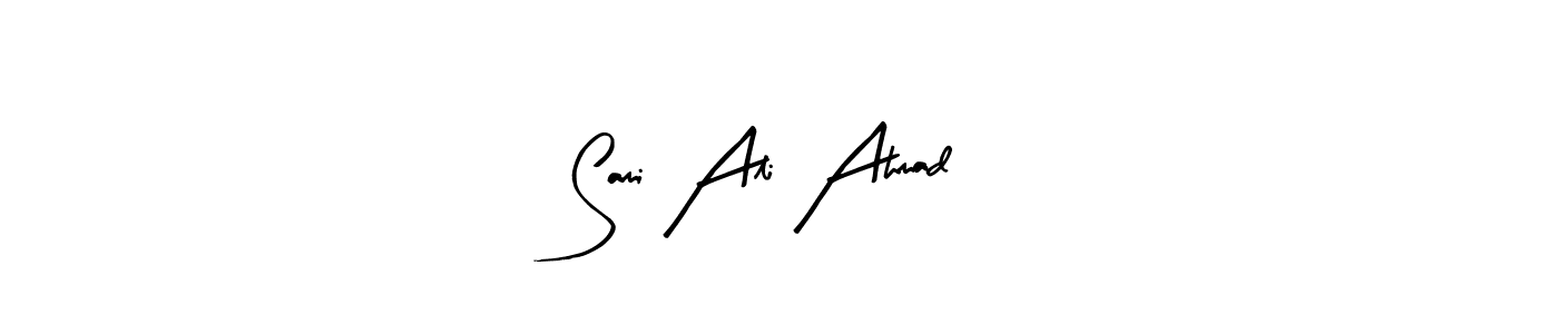 It looks lik you need a new signature style for name Sami Ali Ahmad. Design unique handwritten (Arty Signature) signature with our free signature maker in just a few clicks. Sami Ali Ahmad signature style 8 images and pictures png