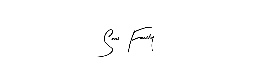 Sami Family stylish signature style. Best Handwritten Sign (Arty Signature) for my name. Handwritten Signature Collection Ideas for my name Sami Family. Sami Family signature style 8 images and pictures png